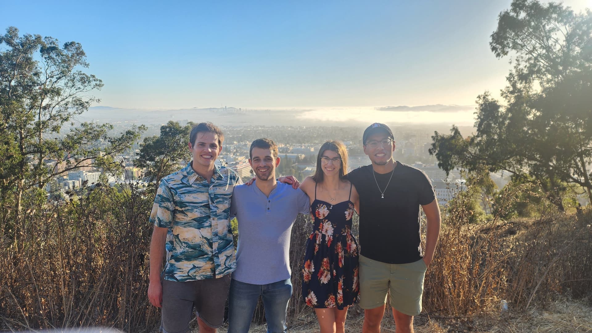 Songscription founding team: Tim Beyer, Andrew Carlins, Katie Baker, and Alex Alvarado Barahona